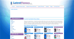 Desktop Screenshot of latestphones.co.uk